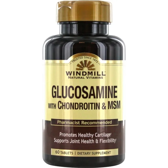 Glucosamina Condroitina Msm Ácido Hialuronico 60tabletas Sabor Sin Sabor