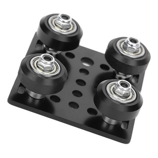 Placa De Pórtico Tipo V Para Impresora 3d, Accesorios Negros Placa De Pórtico Tipo V Para Impresora 3d, Accesorios Negros