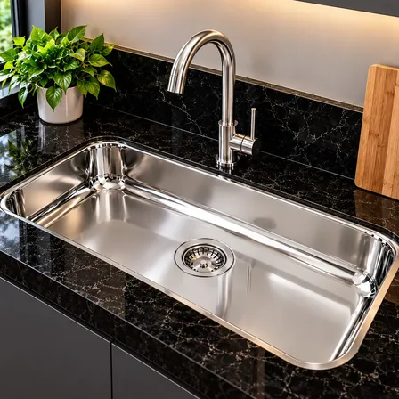 Cuba Inox Cozinha N2 Funda 56x34x17 Aço 430 Polida Hmr Cubas