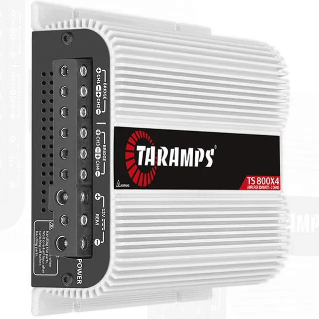 Módulo Taramps Ts800x4 Novo Ds800x4 800w Rms 4 Canais 2 Ohms