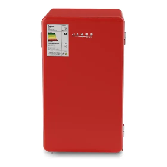 Frigobar James Rj 90 M Rojo 102 L