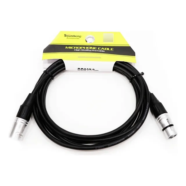Cable Xlr Microfono Canon 5 Mts 3 Pin Macho A Hembra 