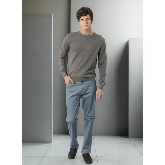 Saco Manga Larga Gris Atlantic Tommy Hilfiger