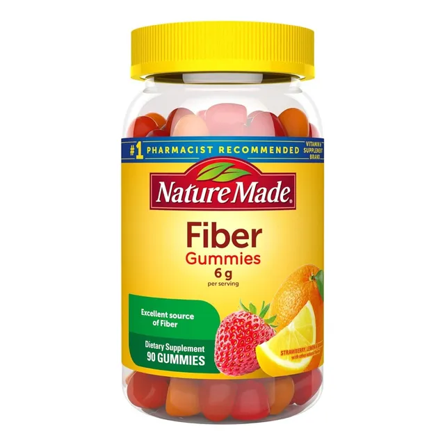 Fibra Natural 6 G Nature Made 90 Gomitas
