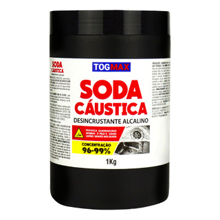 Soda Cáustica Desentupir Canos Fazer Sabão 1kg 99% Togmax Soda Cáustica Desentupir Canos Fazer Sabão 1kg 99% Togmax