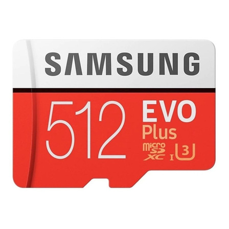Cartão de memória Samsung MB-MC512GA/EU  Evo Plus com adaptador SD 512GB