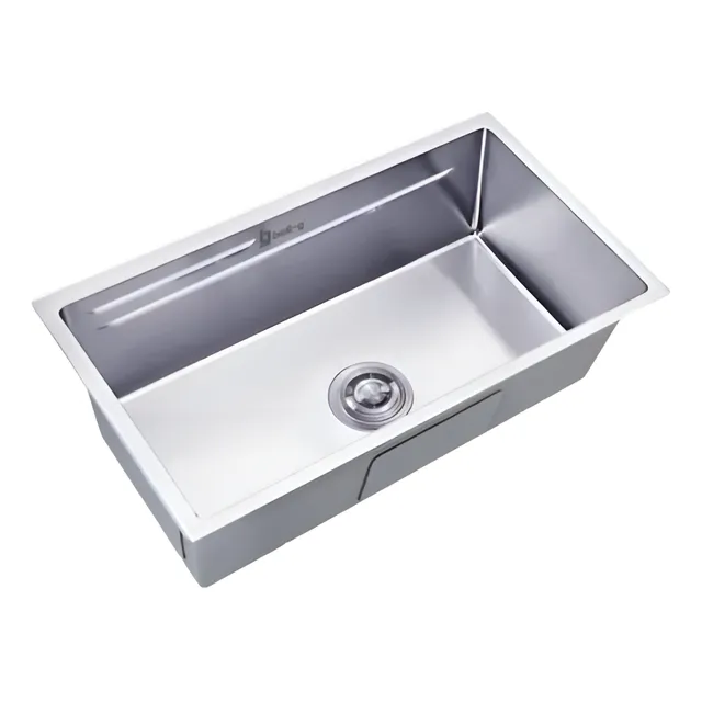 Fregadero Lavaplatos Bajo Tope Acero Inox 82x45x21cm Belt-g