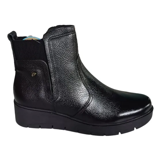 Bota Pegada Para Dama Puro Cuero
