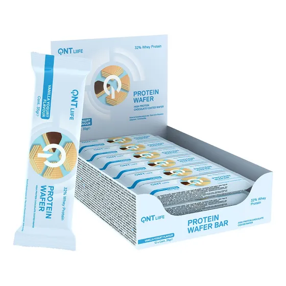 Barra De Proteina Protein Wafer 35g 420g 12 Unidades Qnt