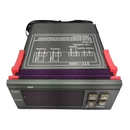 Termostato Controlador Temperatura Digital 110-220v Stc 1000