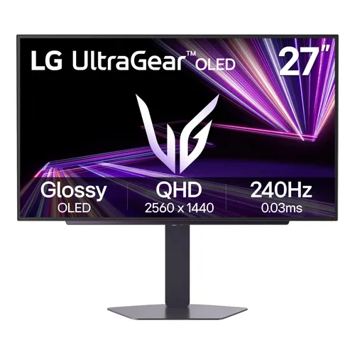 Monitor Gamer LG UltraGear OLED – Tela OLED 27”, 2K QHD, HDR400