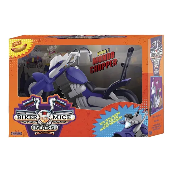Motoratones Mondo Motocicleta Figura Moto Ratón Moto Chopper