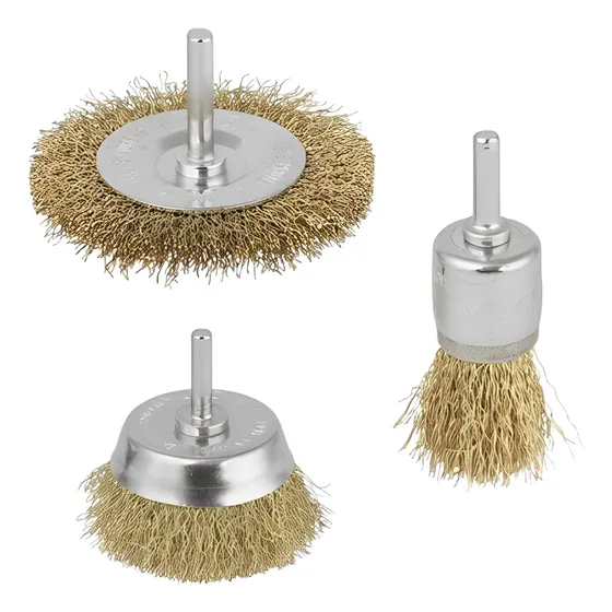 Cepillo De Alambre Circular Brickell 3 Pcs Mayor Y Detal