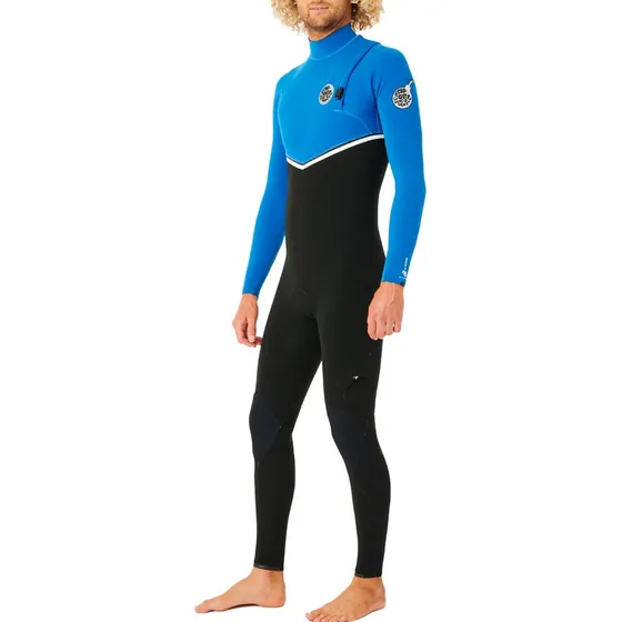Long John Rip Curl E Bomb 2/2mm Zip Free Black Blue