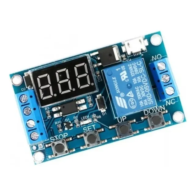 Modulo Rele Temporizador Incubadora Programable 0-999 Mins