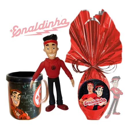 Ovo De Páscoa Enaldinho C/ Brinde Chocolate Ao Leite 250g