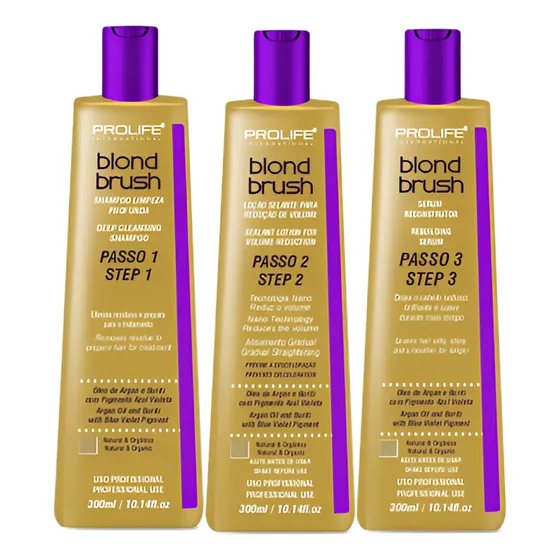 Prolife Progressiva Matizadora Blond Brush 3 P 900ml