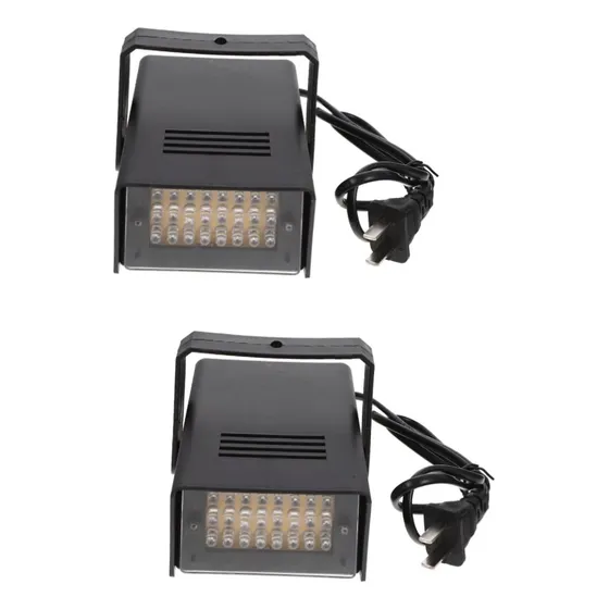 2 Unids Mini Luz Estroboscopica Dj Fachada Discoteca Barra