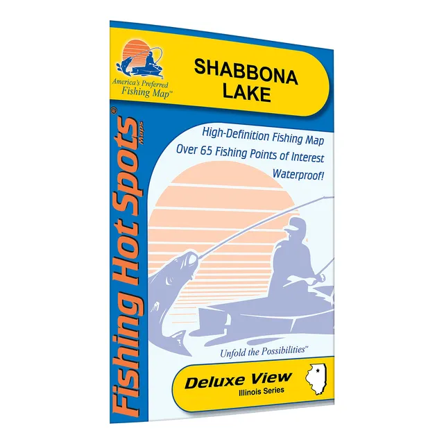 Shabbona Lago Mapa Pesca