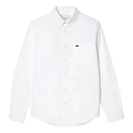 Camisa Lacoste Regular Fit Hombre White Original