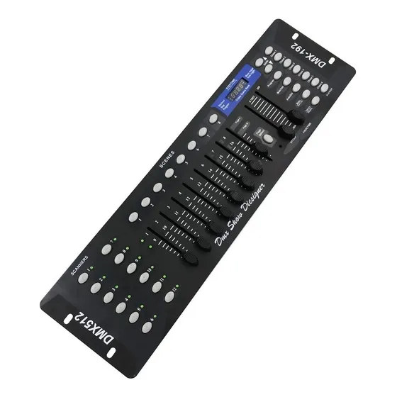 Mesa Controladora Dmx 512 Com Chave Polaridade 192 Canais