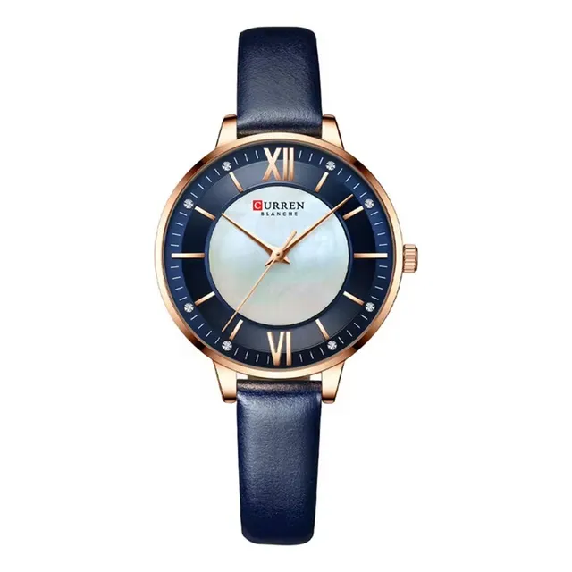  Reloj Marca Curren Modelo 9080 Elegante De Lujo Para Damas