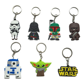 Llavero Star Wars Pack 7 Pz Star Wars Llavero Tipo Funko Pop Llavero Star Wars Pack 7 Pz Star Wars Llavero Tipo Funko Pop
