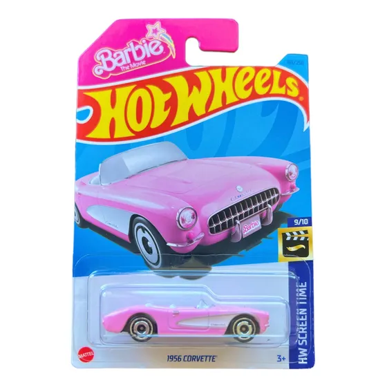 Barbie The Movie 1956 Corvette Hotwheels / Hw Screen Time