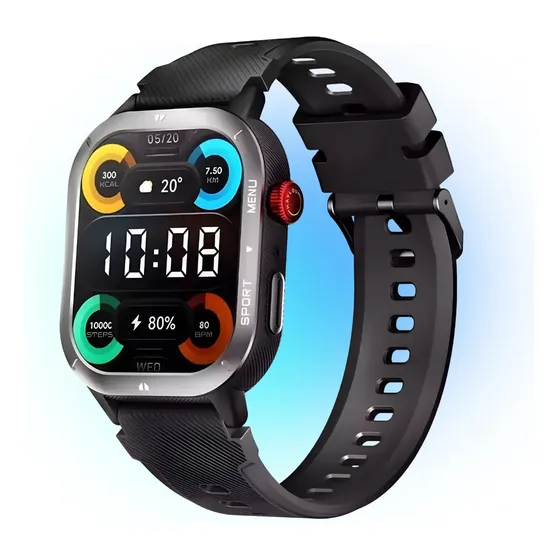 Smart Watch Corrida Natação Ciclismo Compativel Com Strava Preto