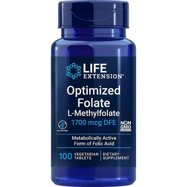 Folato Optimizado 1700 Mcg Life Extension