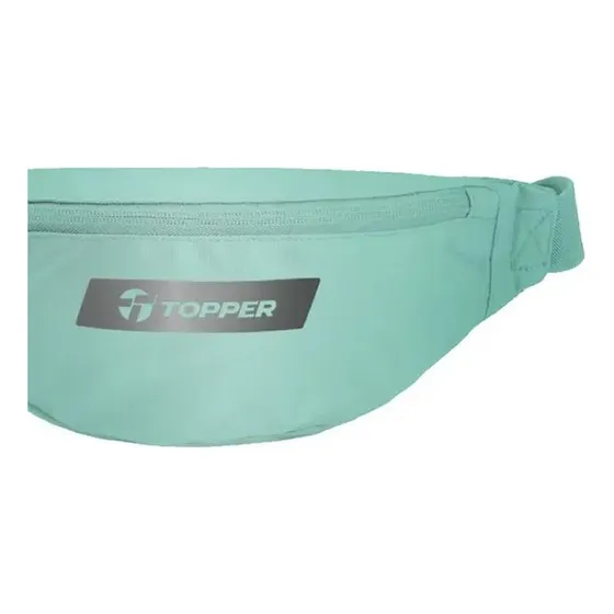 Riñonera Sport Topper Verde Wave Color Verde claro-Verde claro Diseño de la tela Liso
