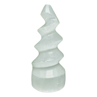 Torre De Selenita Espiral Cuerno De Unicornio Torre De Selenita Espiral Cuerno De Unicornio