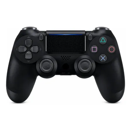 Controle Colorido Sem Fio Compativel Pc Celular Ps4 Notebook Preto/pt