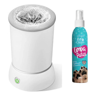 Limpa Patas Cachorro Automático + Spray Limpa Pata Pet Clean Limpa Patas Cachorro Automático + Spray Limpa Pata Pet Clean