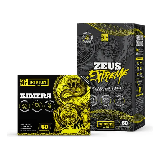 Kit Termogênico Kimera Thermo + Zeus Extreme Iridium Labs Sabor Sem sabor