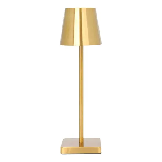 Portatil Mesa Tactil Recargable Inalámbrica Aluminio Dorado