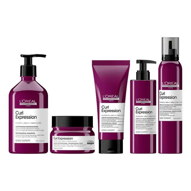 Shampoo 500ml+ Mask+crema+gel+mousse Loreal Curl Expression