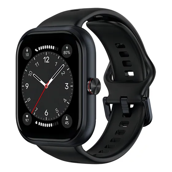 Honor Choice Watch Black Caja Negro Correa Negro Bisel Negro Diseño De La Correa Silicona