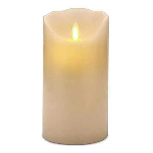 Vela Decoración Navidad Luz Led 10x5 Cm  Movimiento Velas