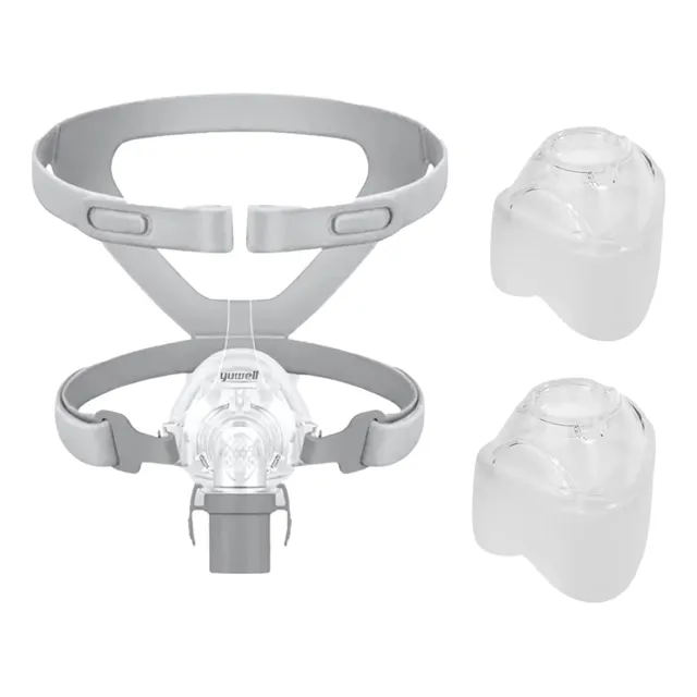 Kit Máscara Nasal C/ Apoio De Testa Yn-02 Yuwell 3 Tamanhos