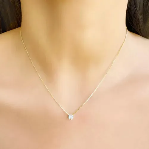 Collar Cadena De Plata 925 Con Corazón