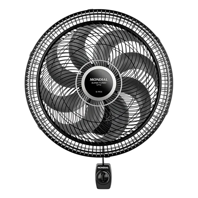 Ventilador De Parede 40cm Super Turbo 8 Pá, Mondial 140w - Vtx-40p-8p