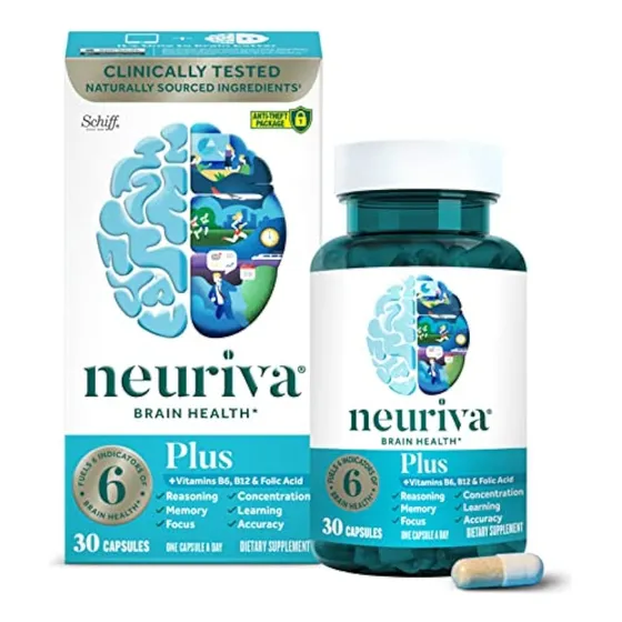 Suplemento Cerebral Neuriva Plus Para Memoria Y Concentració