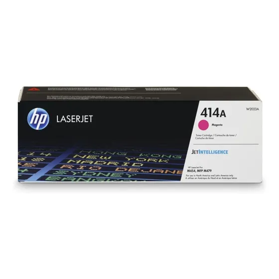 Tóner Hp LaserJet 414a W2023a 2100 Páginas Color Magenta