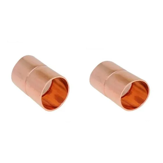 2 Luva Emenda P Tubo Cano De Cobre Flexivel 16mm Interno