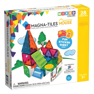 Magnatiles Bloques Magneticos Set Casa 28 Piezas Magnatiles Bloques Magneticos Set Casa 28 Piezas