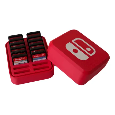 Caja Estuche Para Juegos De Nintendo Switch Rojo