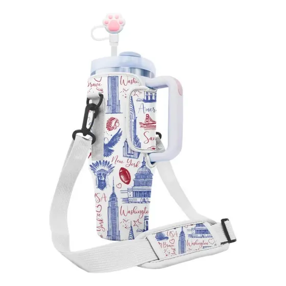 Bolso Funda Estampado Para Vasos Tipo Stanley 30onz Y 40onz