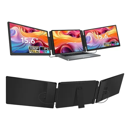Monitor Portátil Gamer 15.6 1200p Dual Screen Rotação Fhd Preto 127/220v