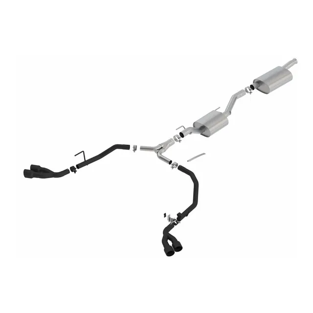 Cb Touring Back Escape Dual Round Angle Cut In Split
